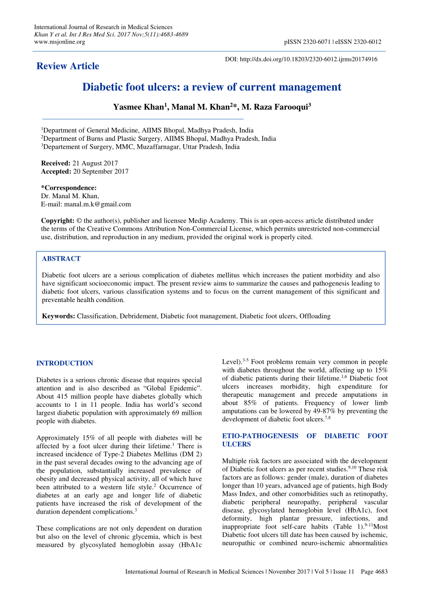 diabetic foot journal pdf