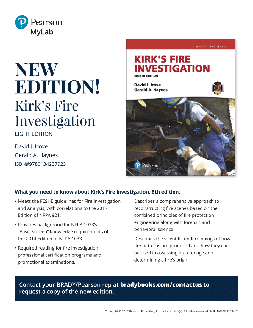 Pdf Kirk S Fire Investigation 8th Edition