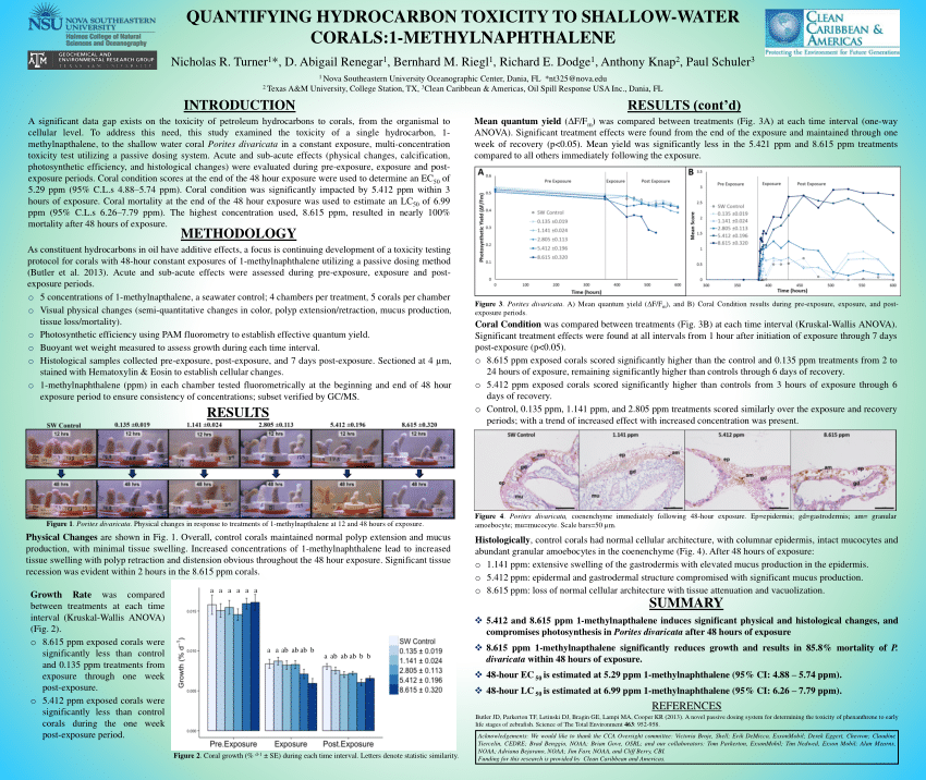 (PDF) QUANTIFYING HYDROCARBON TOXICITY TO SHALLOW-WATER CORALS:1-METHYL ...