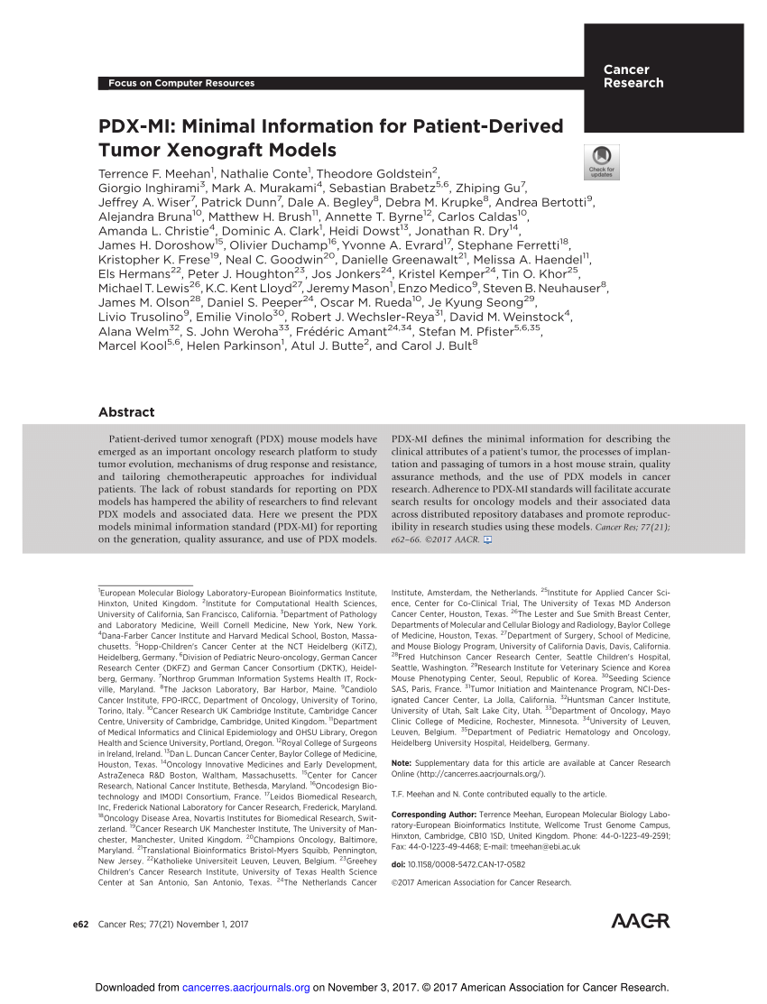 Detailed PDX-101 Study Plan