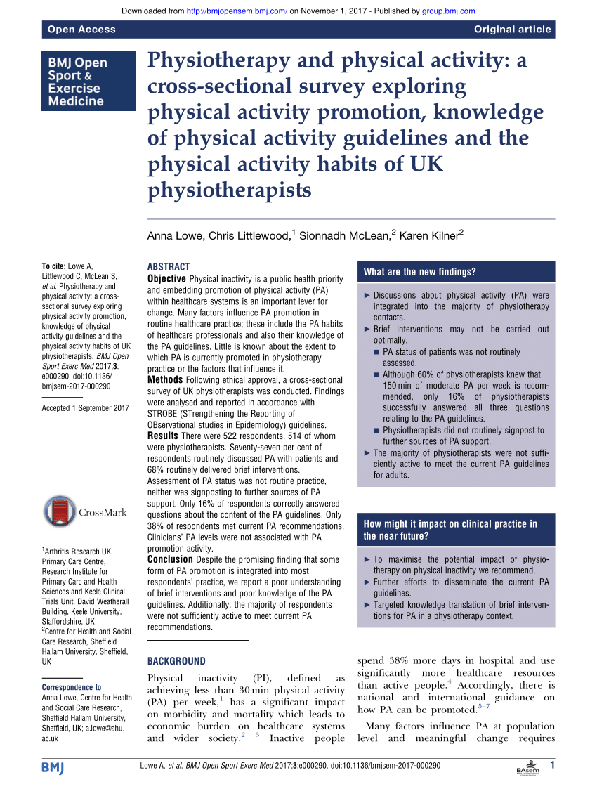 list of research topics for physiotherapy