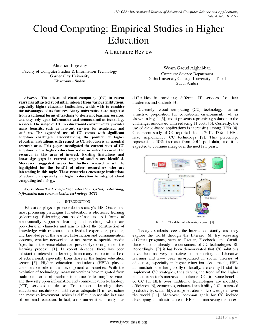 cloud computing literature review pdf