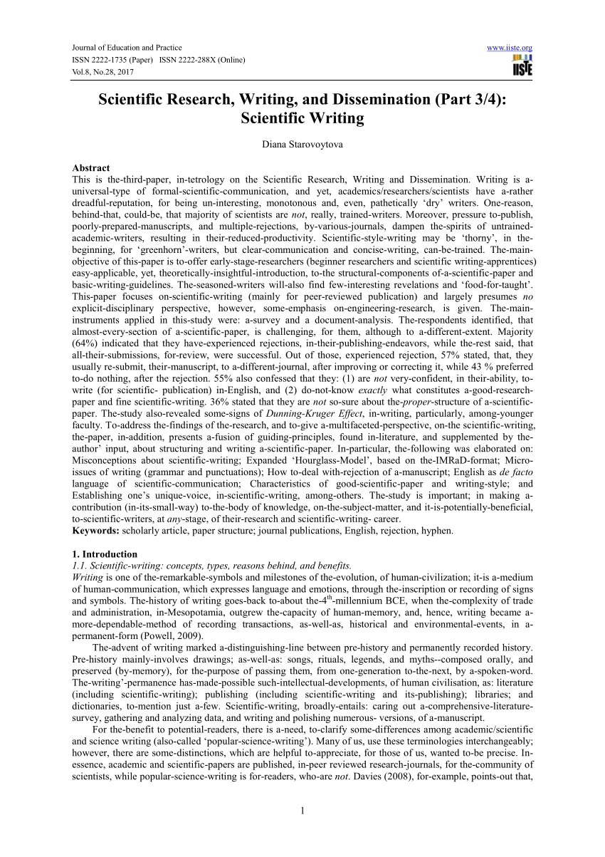 Pdf Scientific Research Writing And Dissemination Part 3 4 Paraphrasing I Acceptable In New 