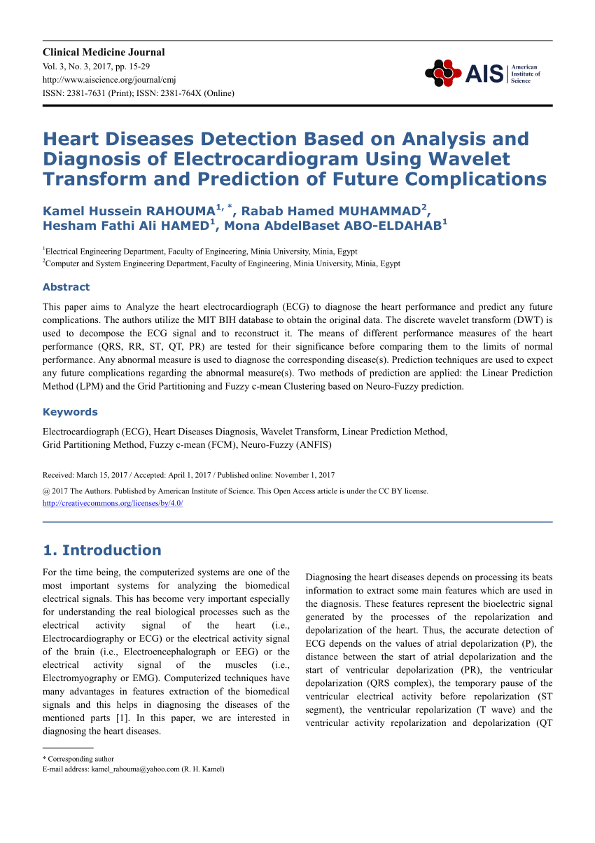 Detection Of Heart Abnormality Using Image Based