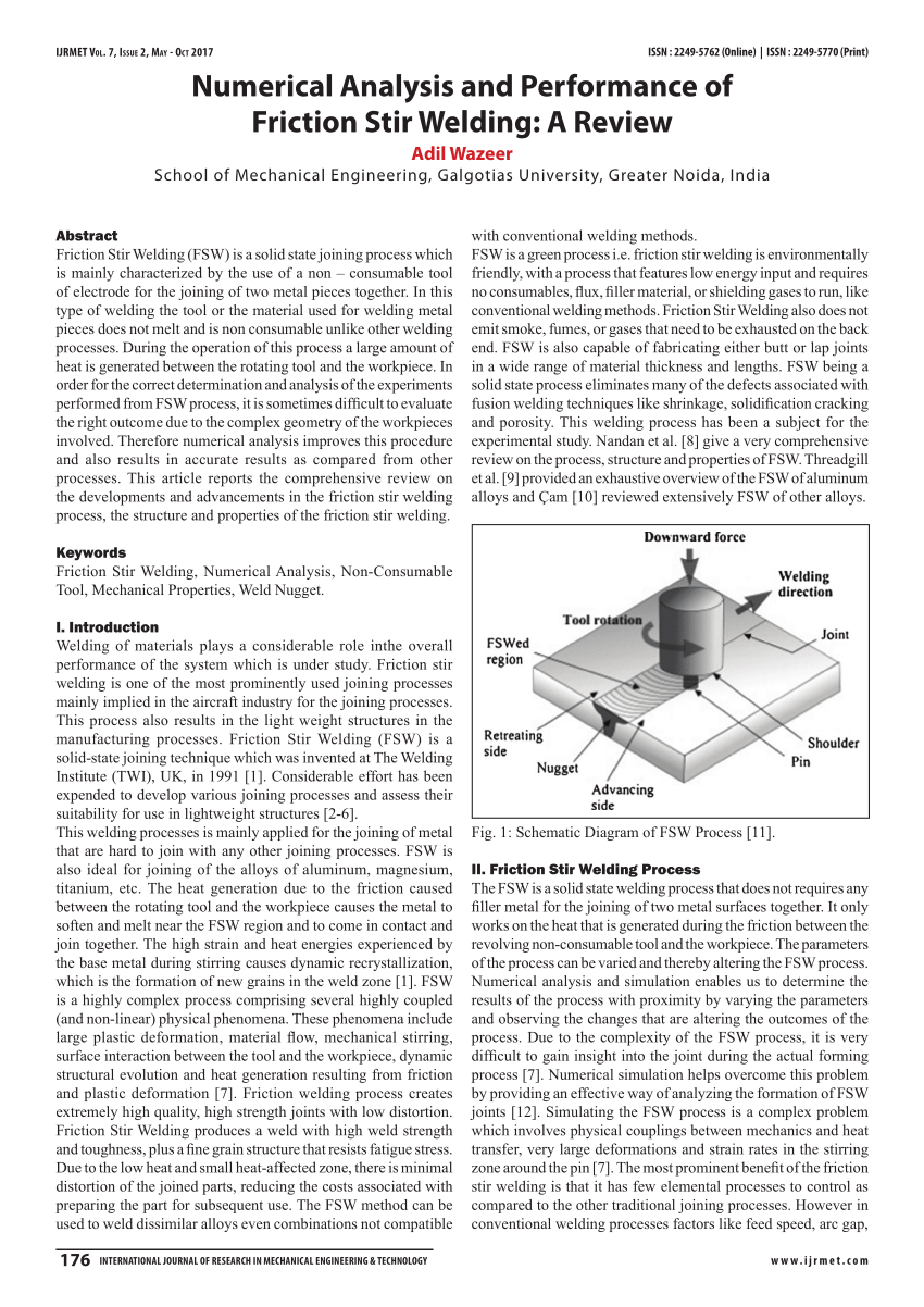 friction stir welding latest research paper