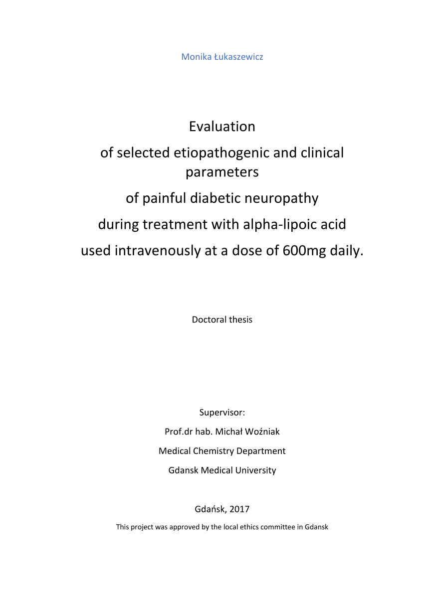 thesis on diabetic neuropathy