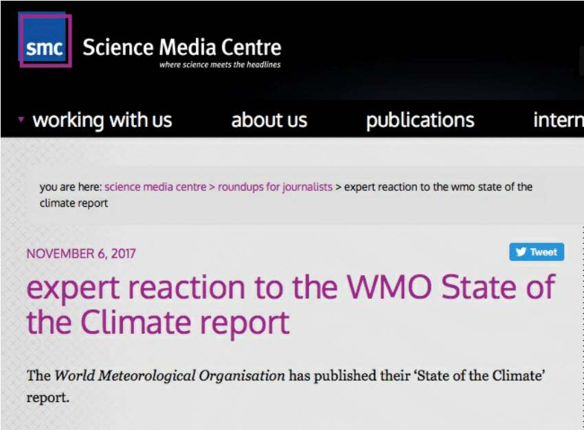 (PDF) SMC Expert reaction to the WMO State of the Climate report