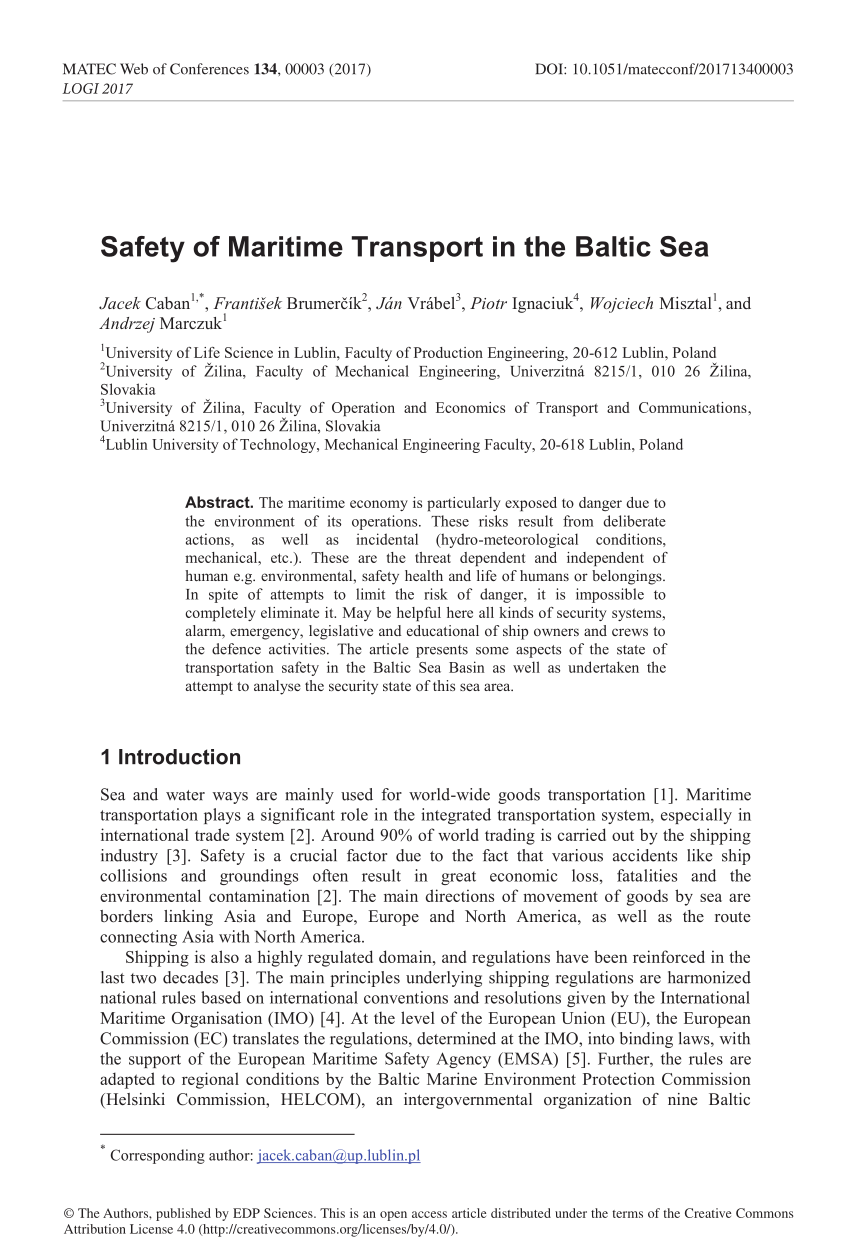PDF) Identity Work and Construction of Safety: in the stories of passengers  in the Northern part of the Baltic Sea region