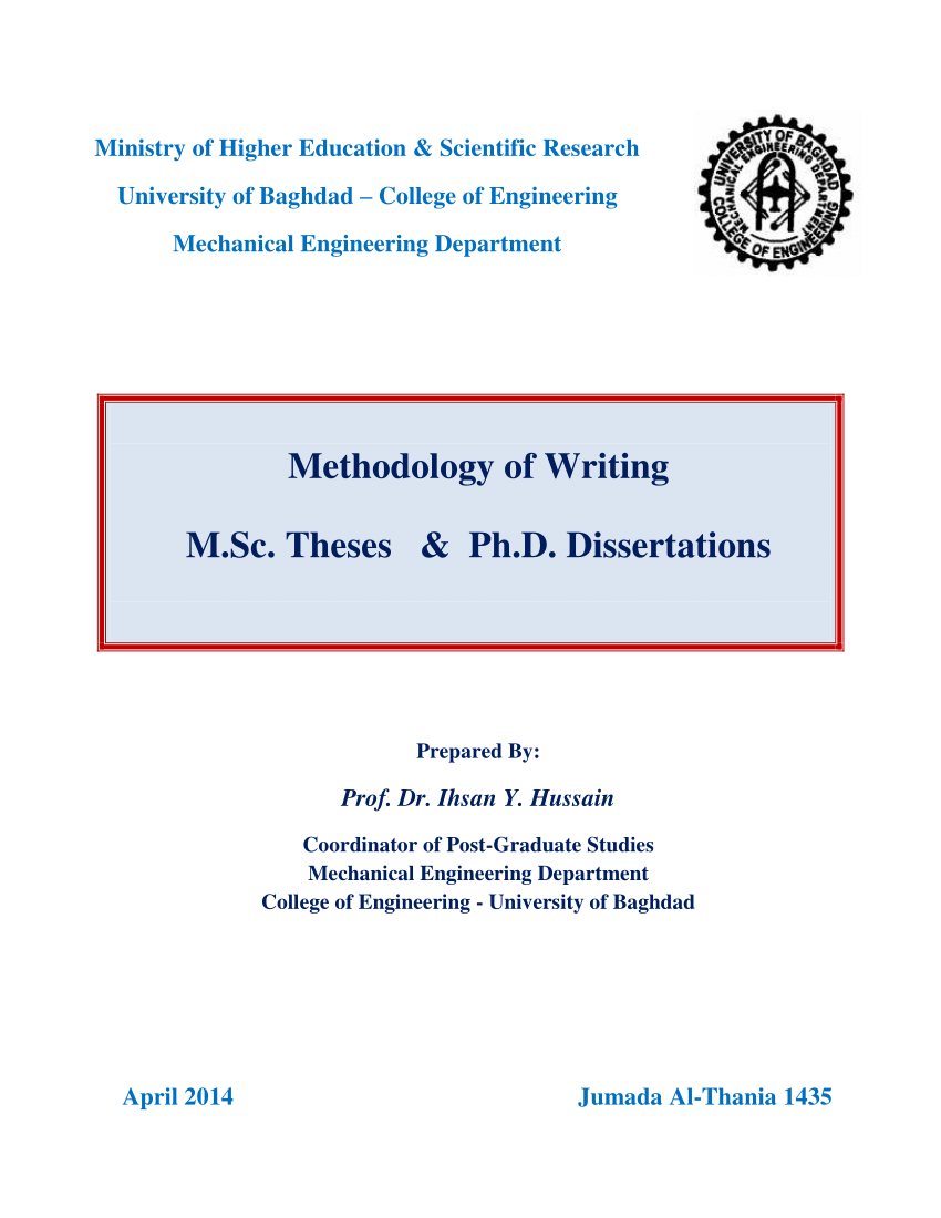 methodology dissertation pdf