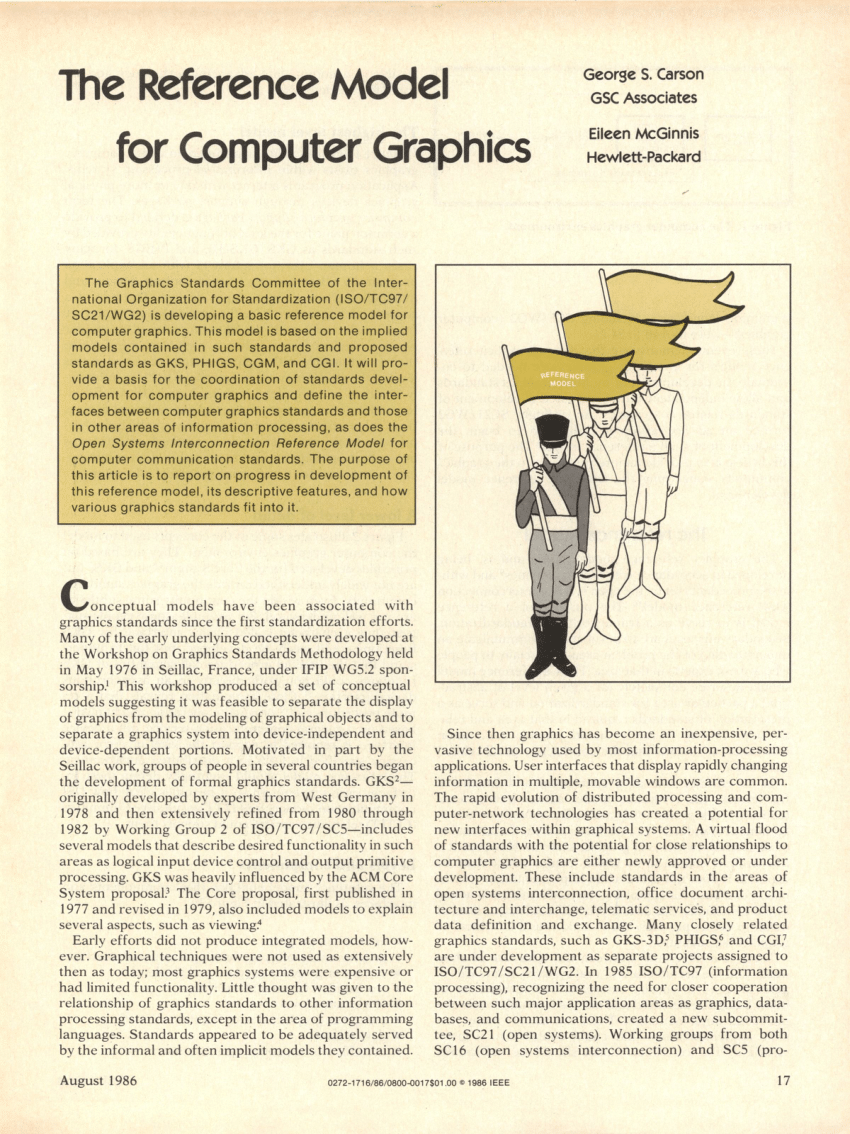 Pdf The Reference Model For Computer Graphics - 