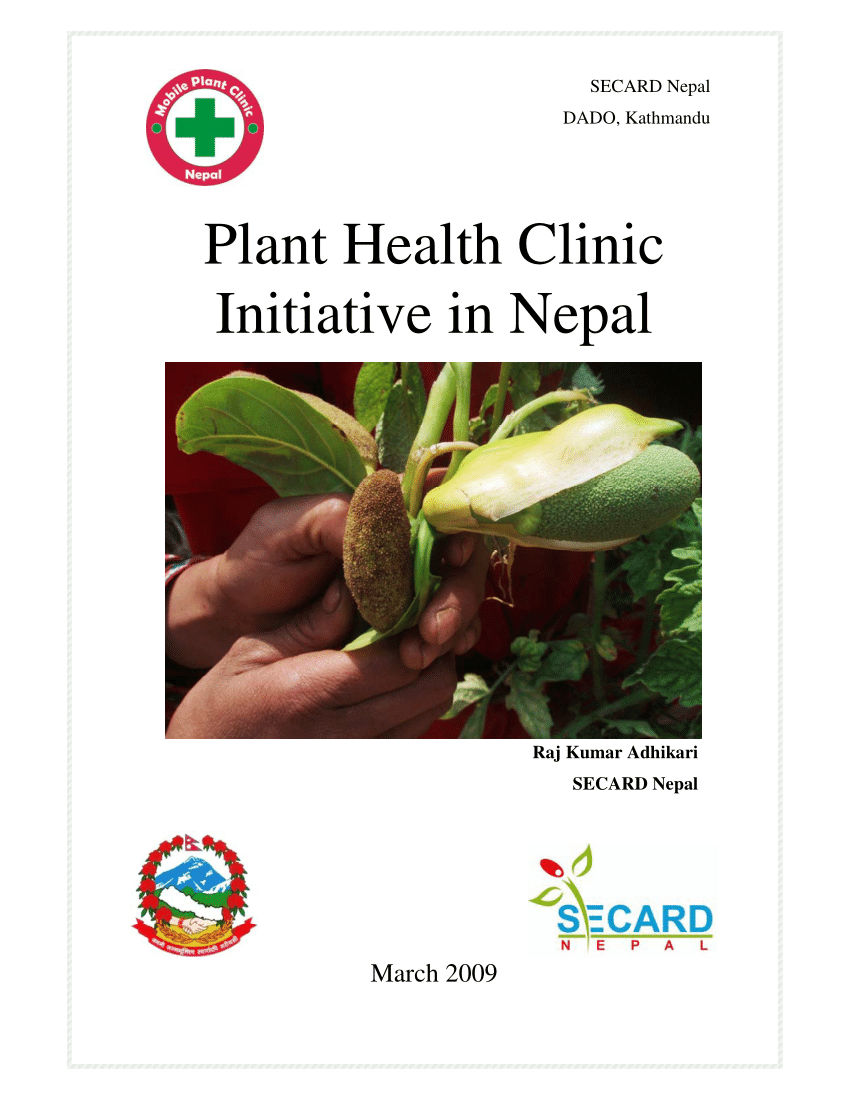 Pdf Plant Health Clinic Initiative In Nepal