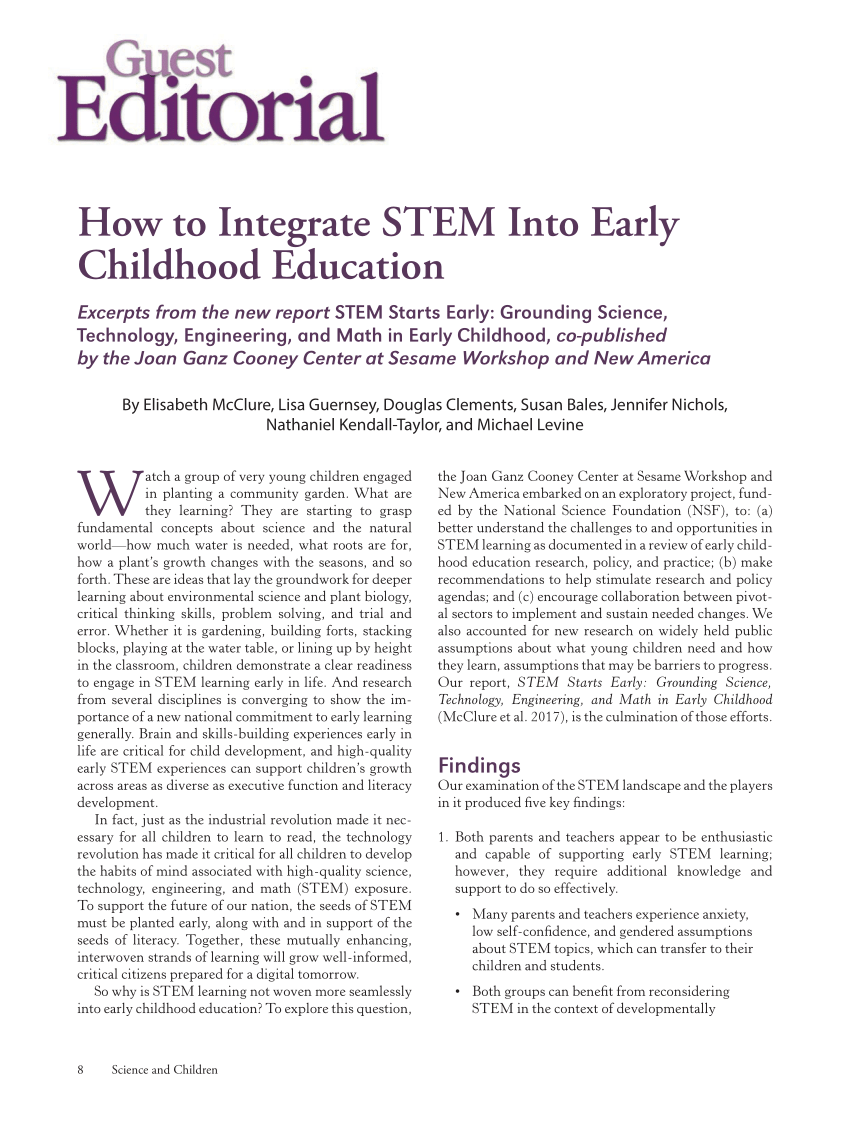 What Is STEM and How Does It Relate to Early Learning?