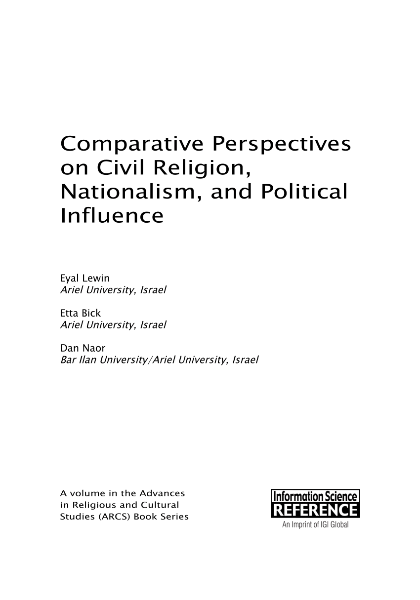 civil religion research paper