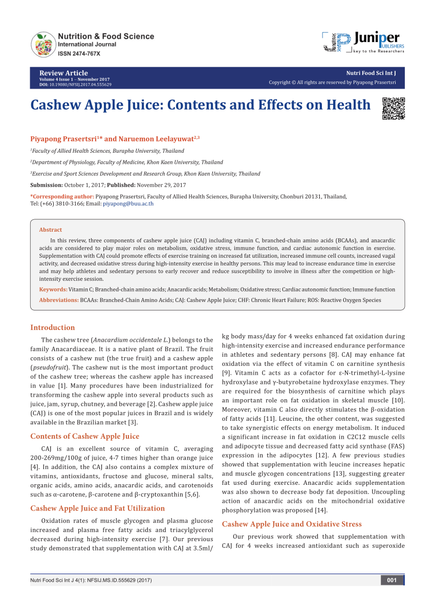 research paper about fruit juice