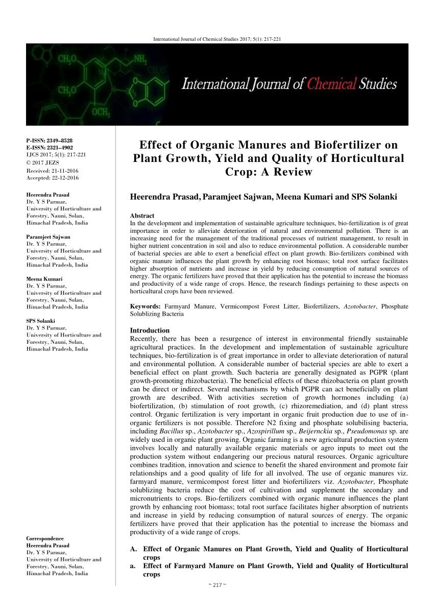research paper on plant growth