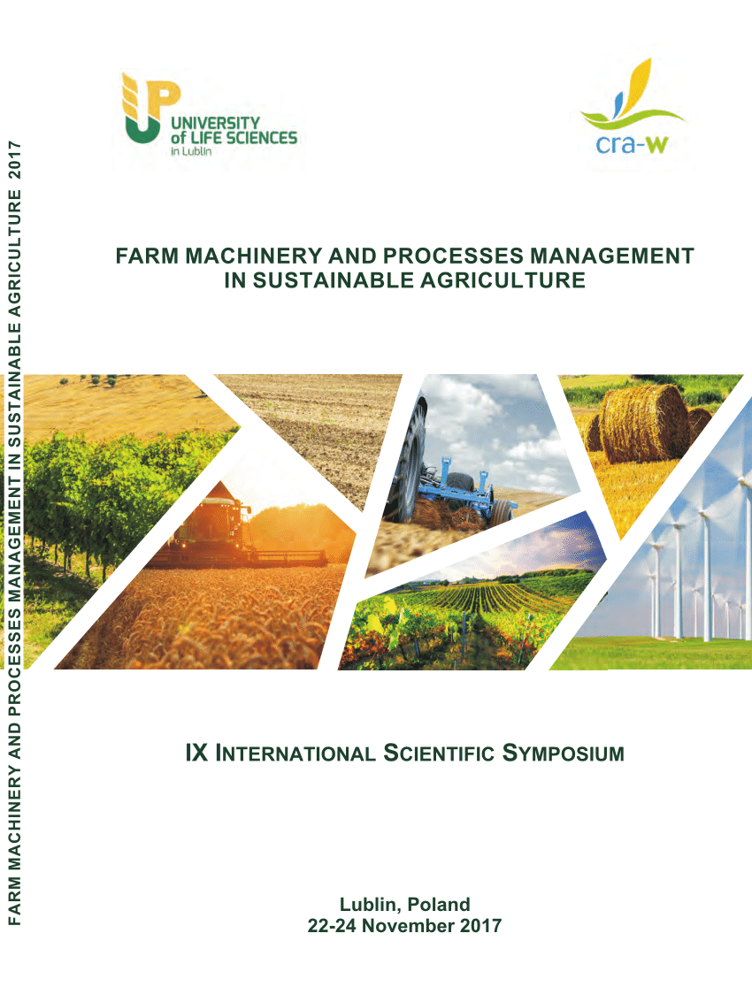 (PDF) Farm Machinery and Processes Management in Sustainable ...