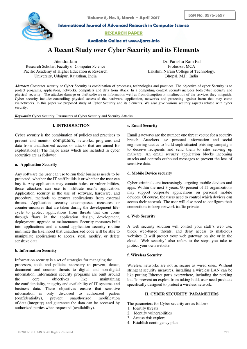 research paper topics on computer security
