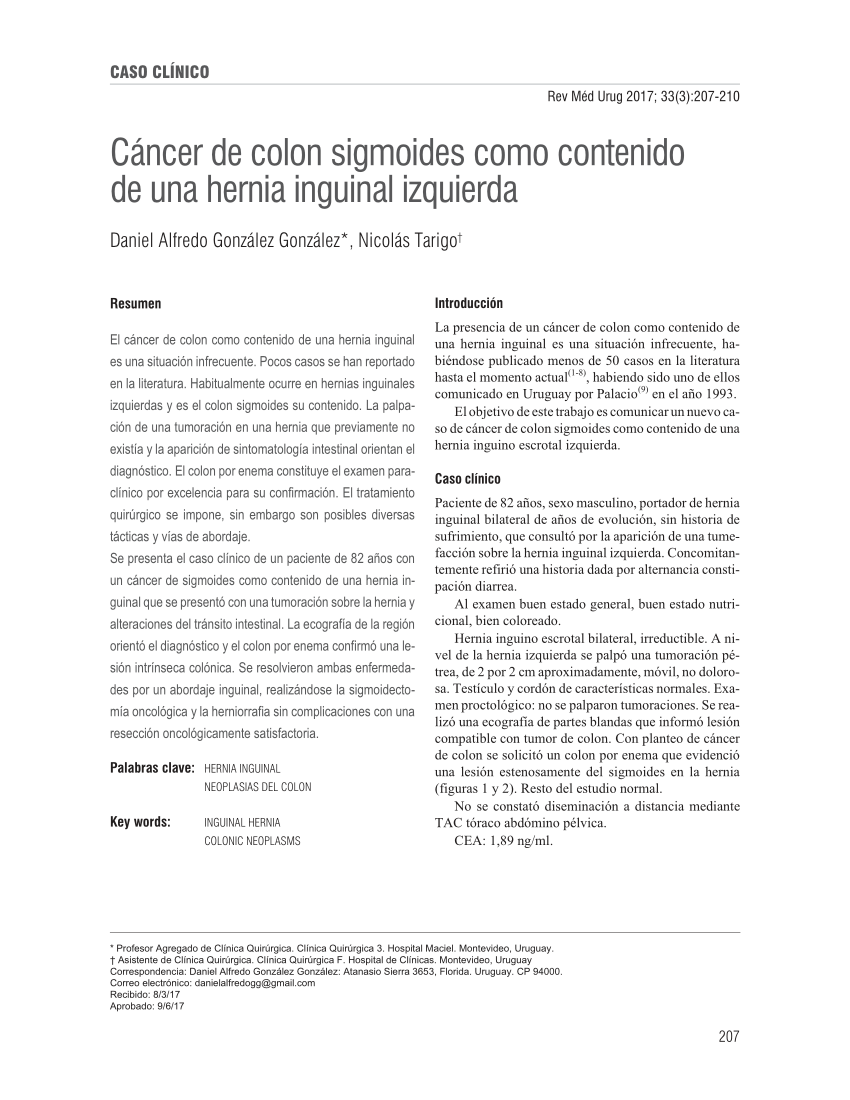 cancer de colon resumen