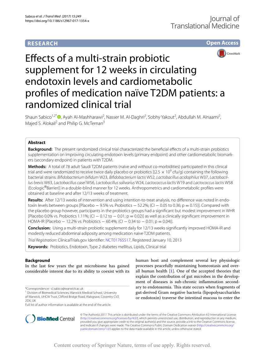 A prophylactic multi-strain probiotic treatment to reduce the