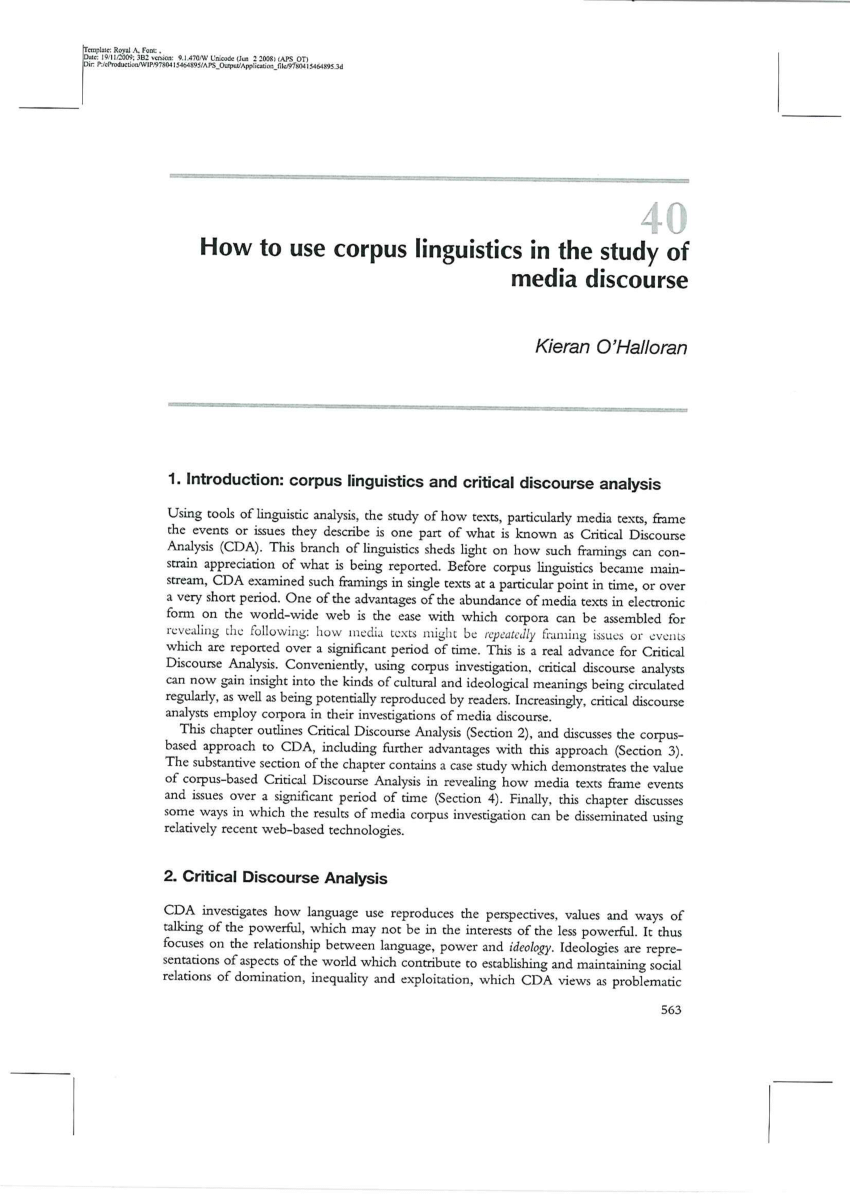 corpus linguistics dissertations