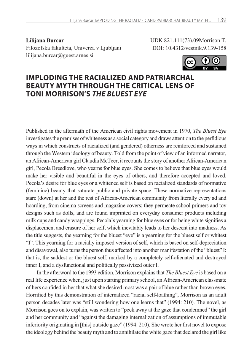 PDF) Imploding the Racialized and Patriarchal Beauty Myth through ...