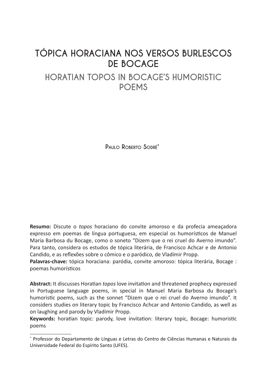Manuel Bocage, PDF