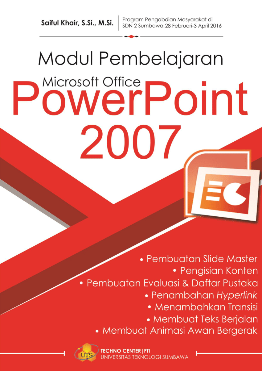 PDF) Modul Pembelajaran Microsoft Office Power Point 2007