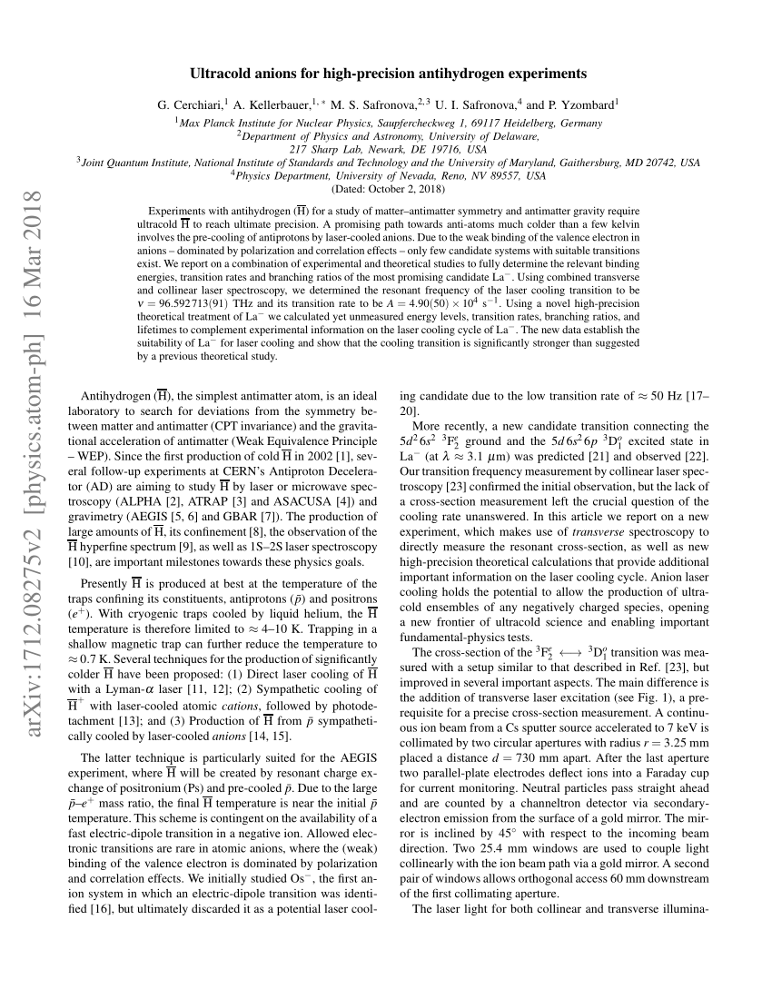 cpt symmetry antihydrogen 2017 alpha pdf