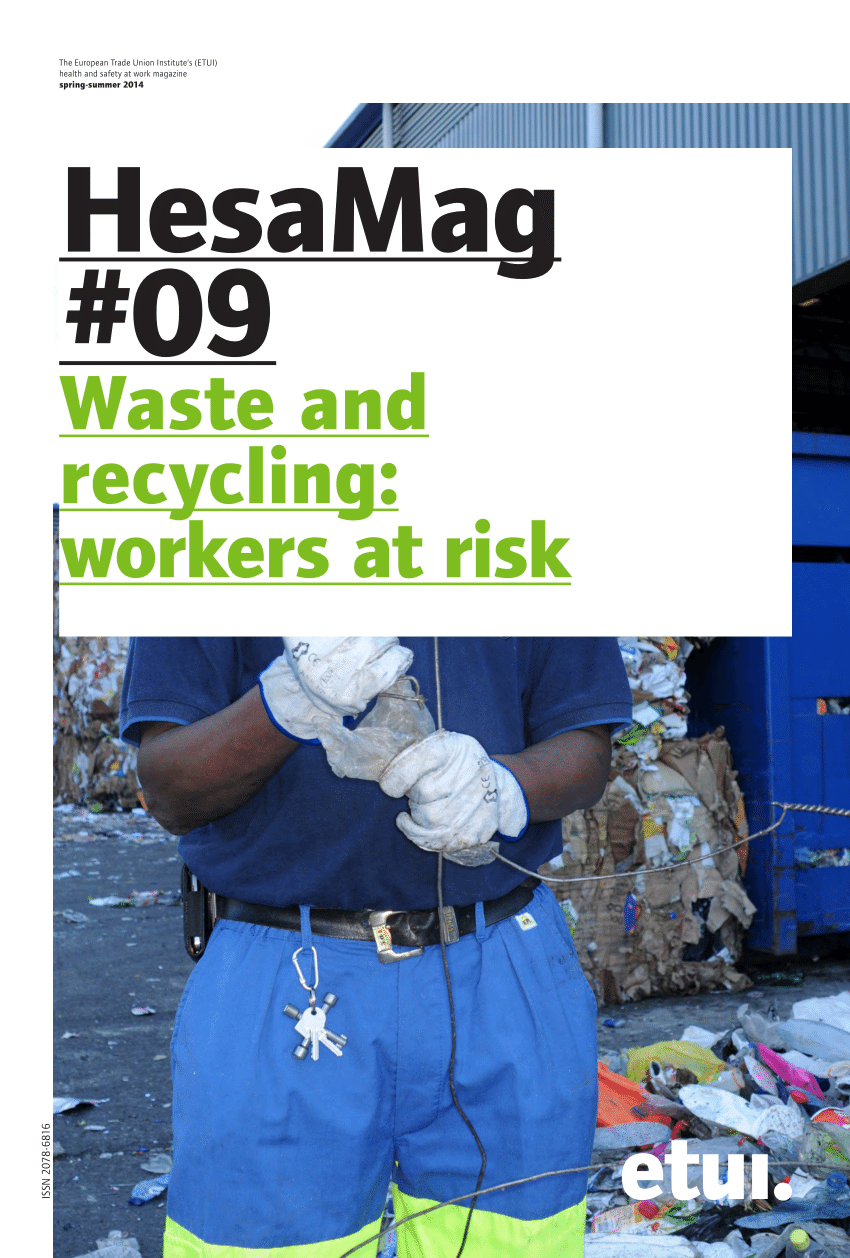 Pdf Hesamag 09 Waste And Recycling Workers At Risk Spring