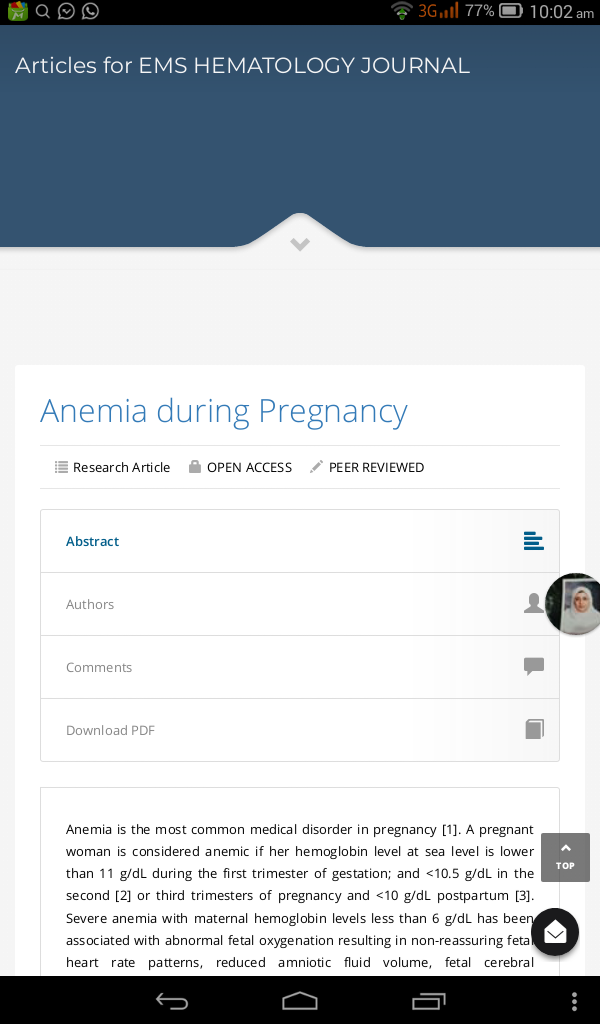 Pdf Anemia During Pregnancy 3213