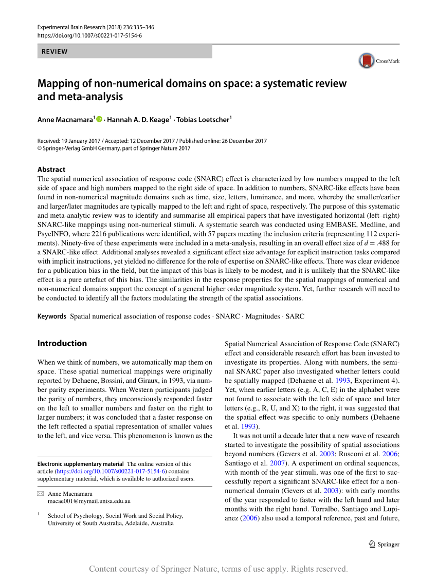 Mapping Of Non Numerical Domains On Space A Systematic - 