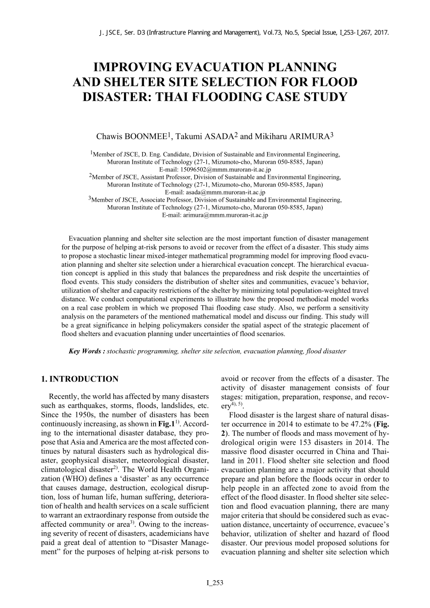flooding case study pdf