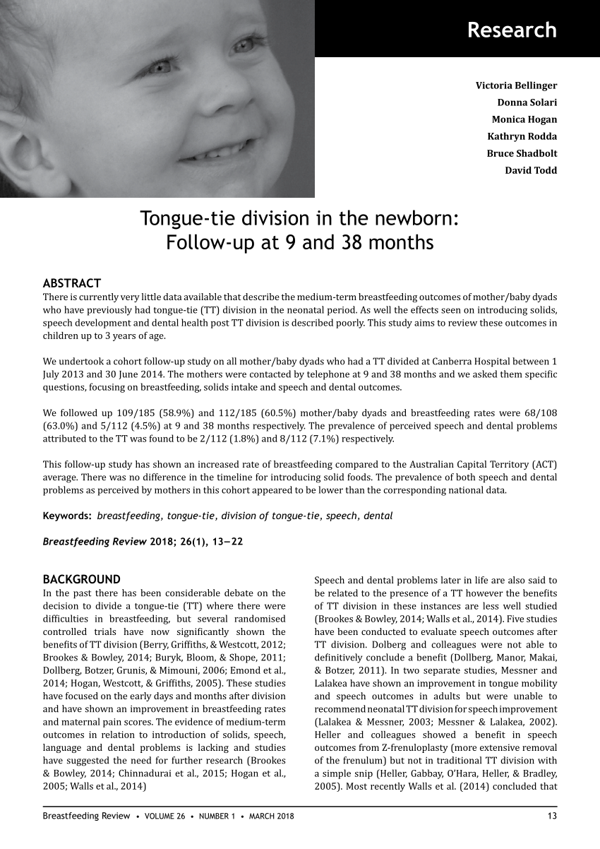 Tongue-Tie and Breastfeeding – Children's Health