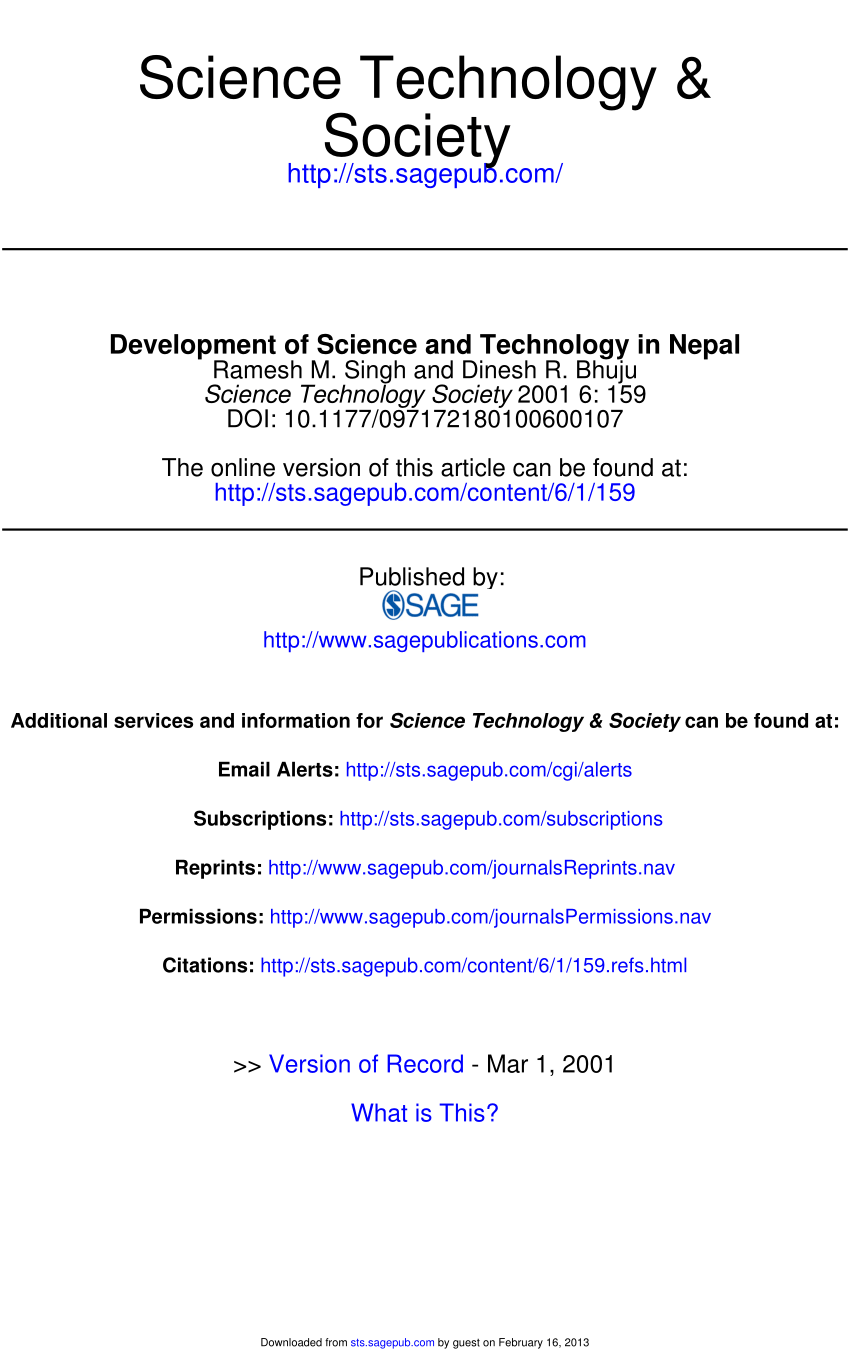 science and technology essay in nepali language