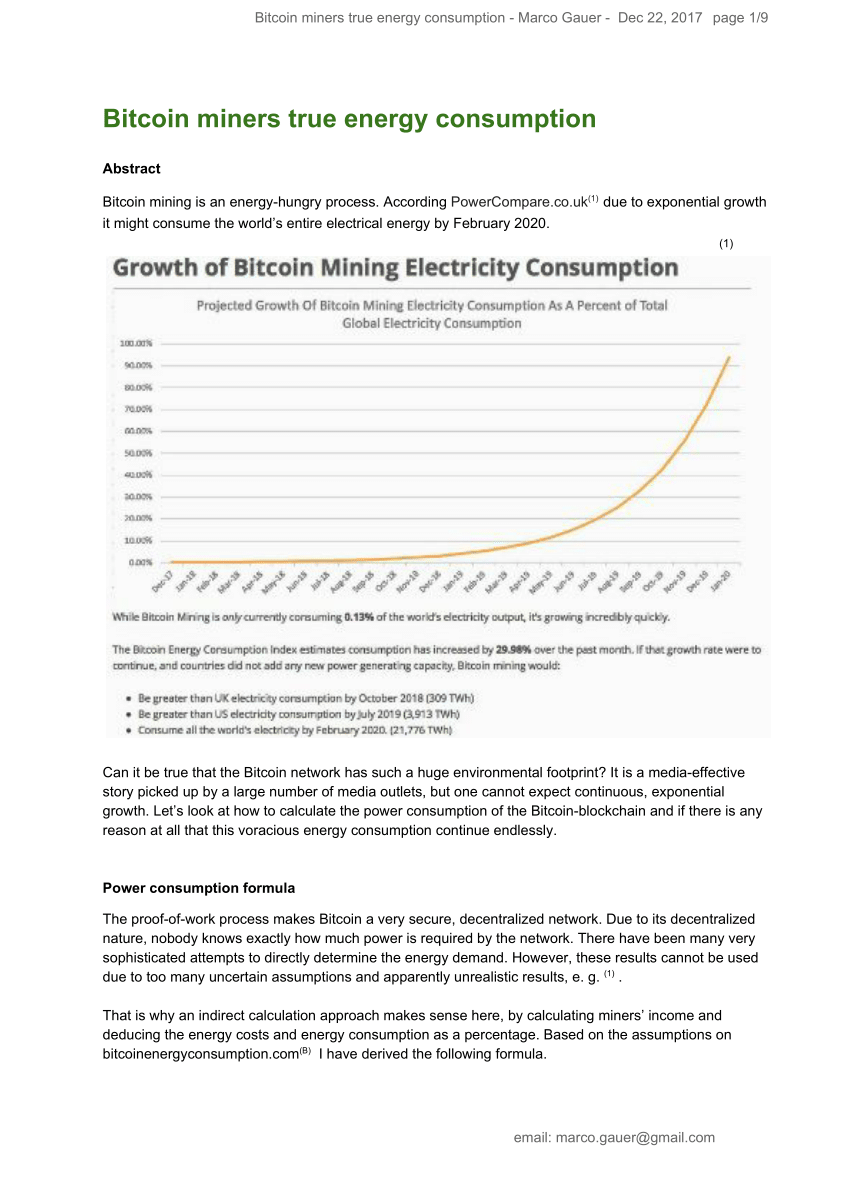 adjust energy consumption on bitcoin miners