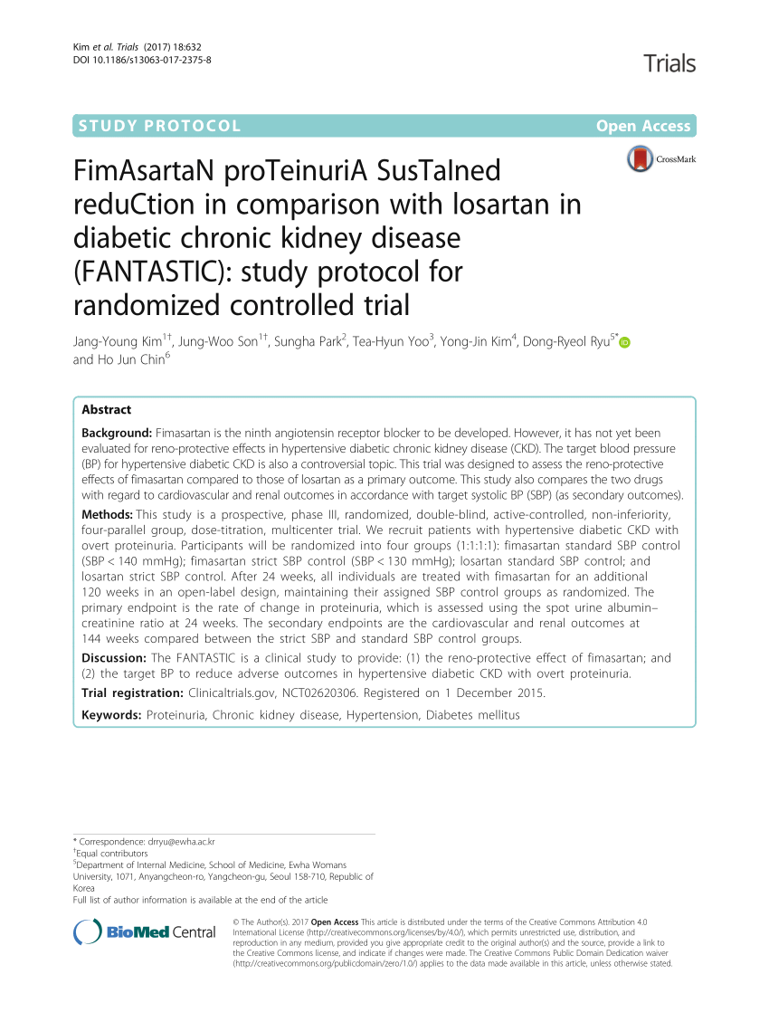 PDF) FimAsartaN proTeinuriA SusTaIned reduCtion in comparison with ...