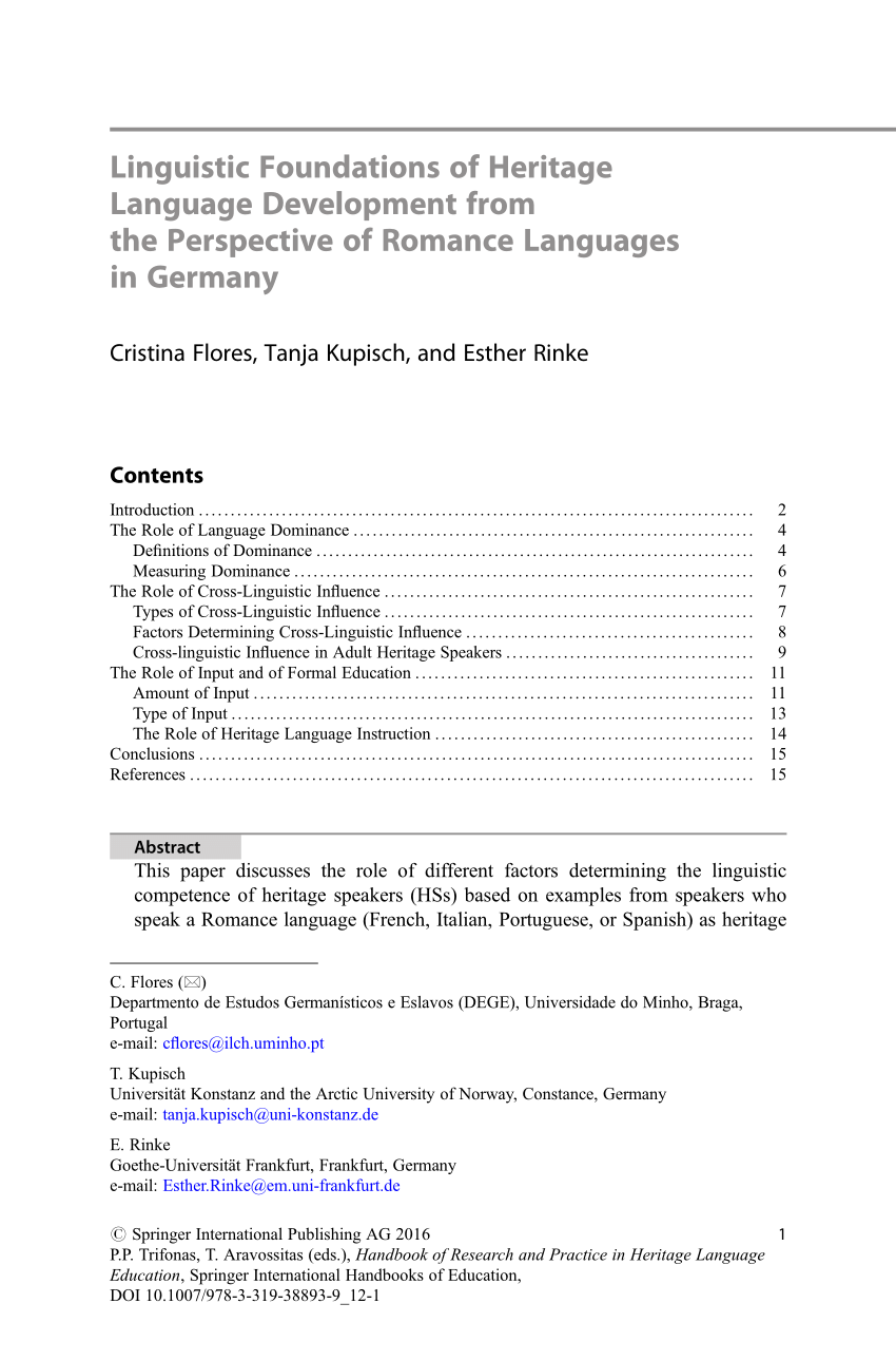 Goethe-University Frankfurt Linguistics