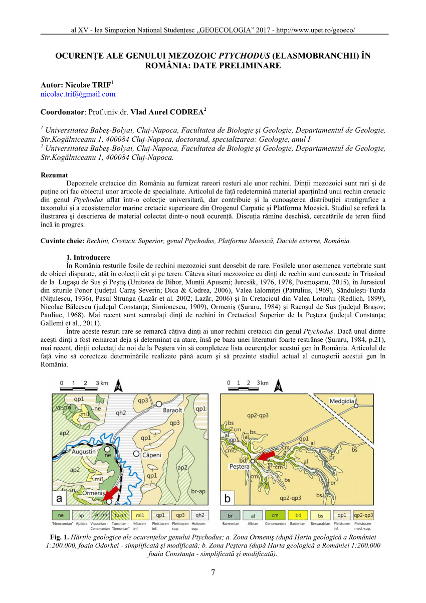 anuntulweb.ro: Harta Geologică a României scara 1: 