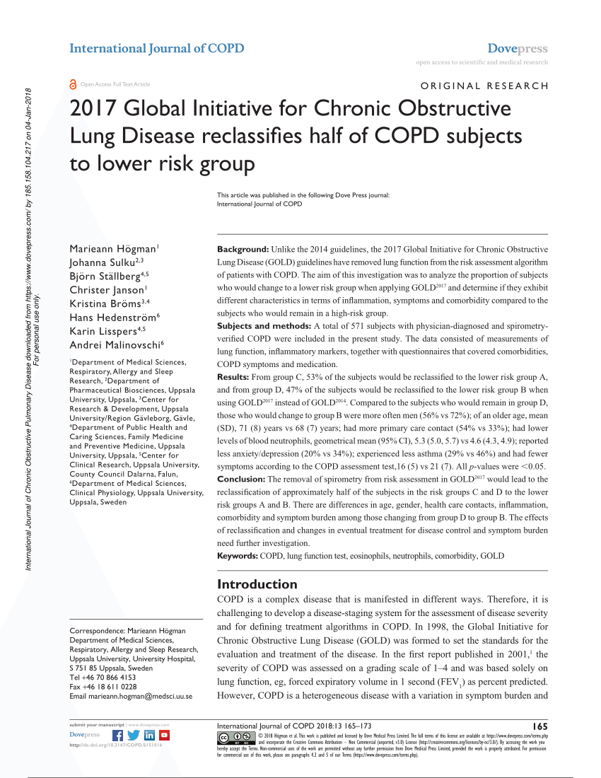 (PDF) 2017 Global Initiative for Chronic Obstructive Lung Disease