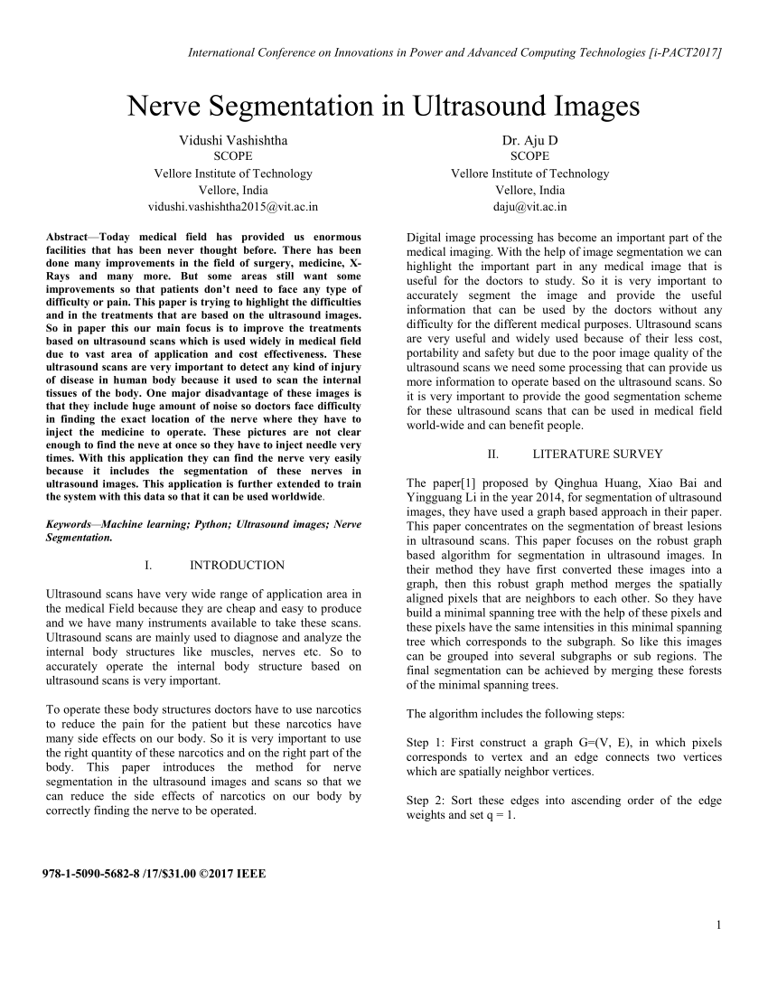 research paper on ultrasound