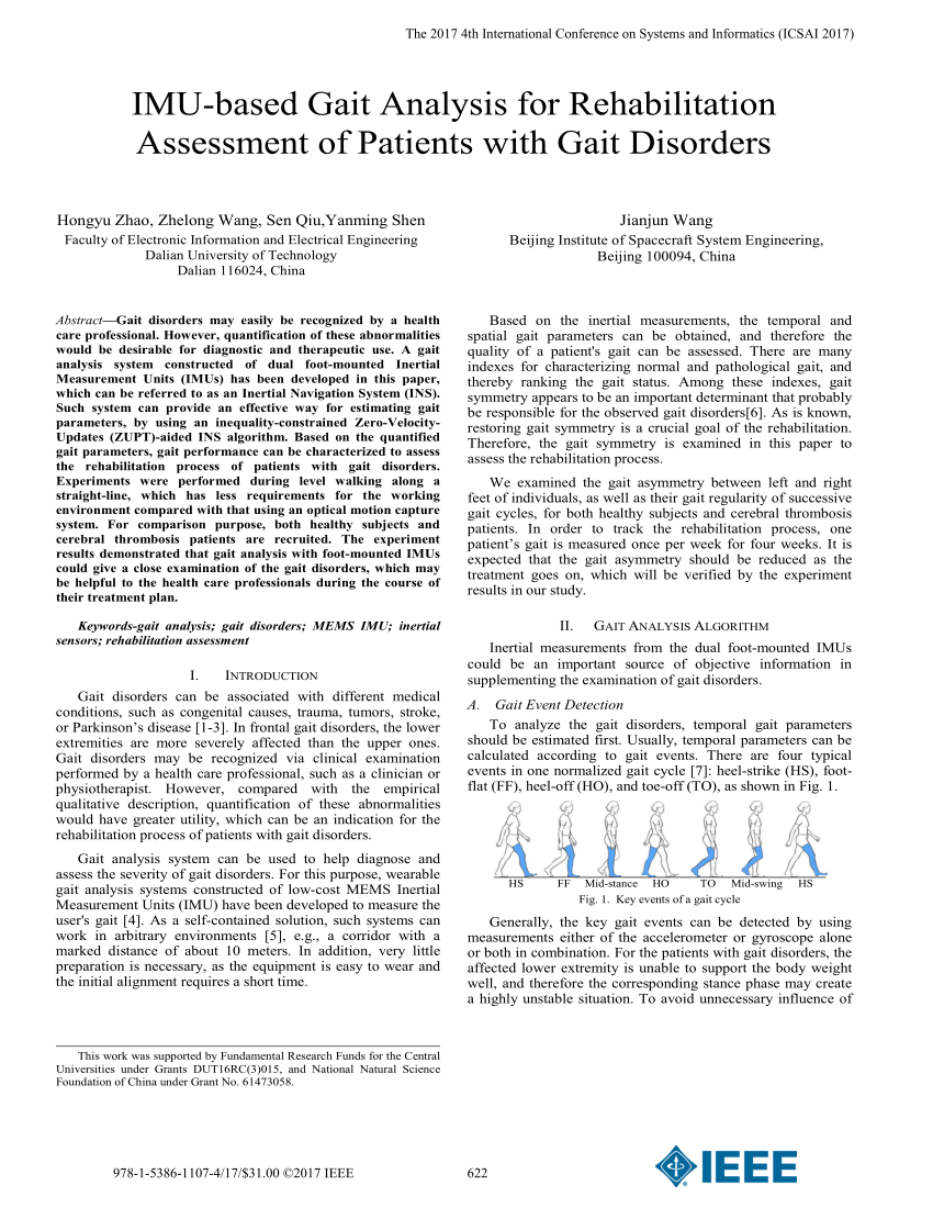 gait analysis research paper