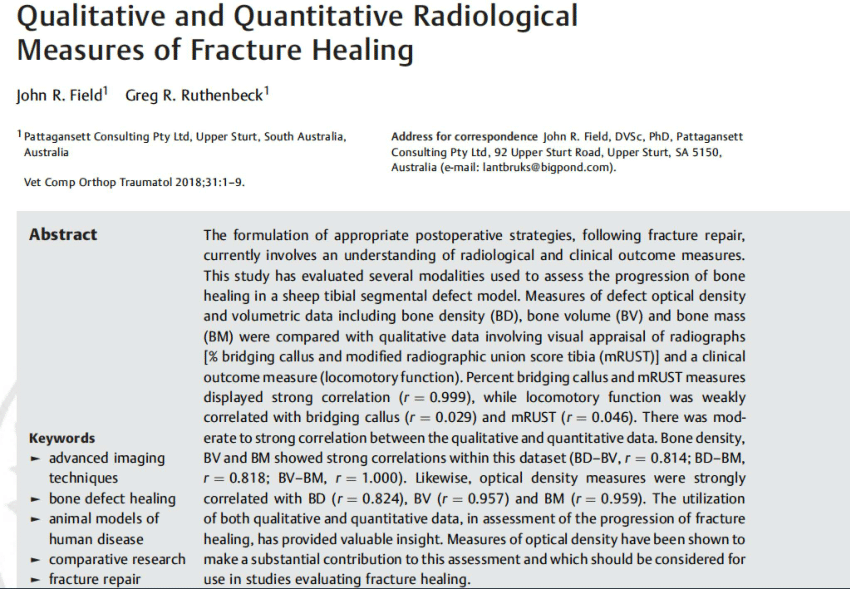 (PDF) Qualitative and Quantitative Radiological Measures of Fracture ...