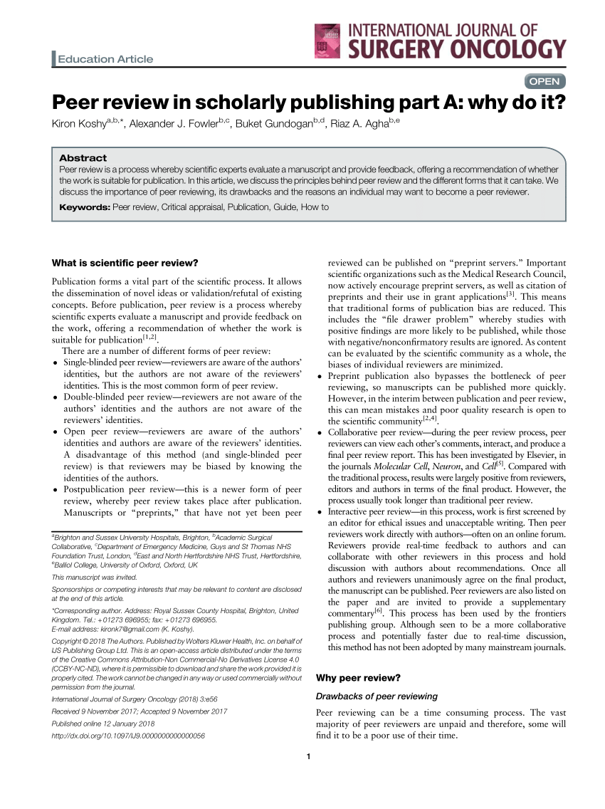 PDF) The publishing delay in scholarly peer-reviewed journals