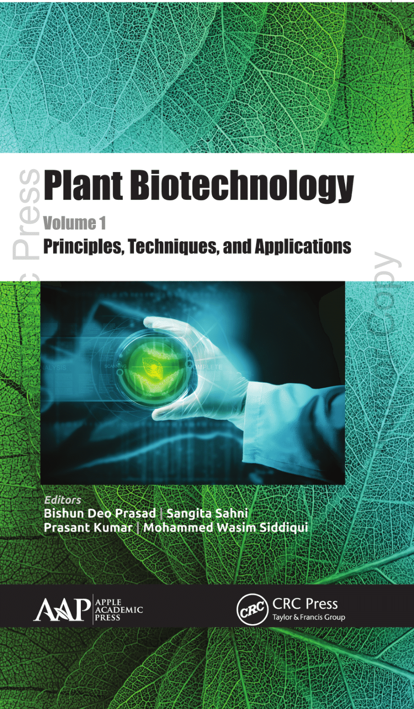 (PDF) Plant Biotechnology Volume 1 Principles, techniques and