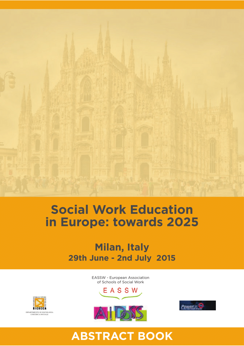 (PDF) Social Work Education in Europe towards 2025 ABSTRACT BOOK EASSW