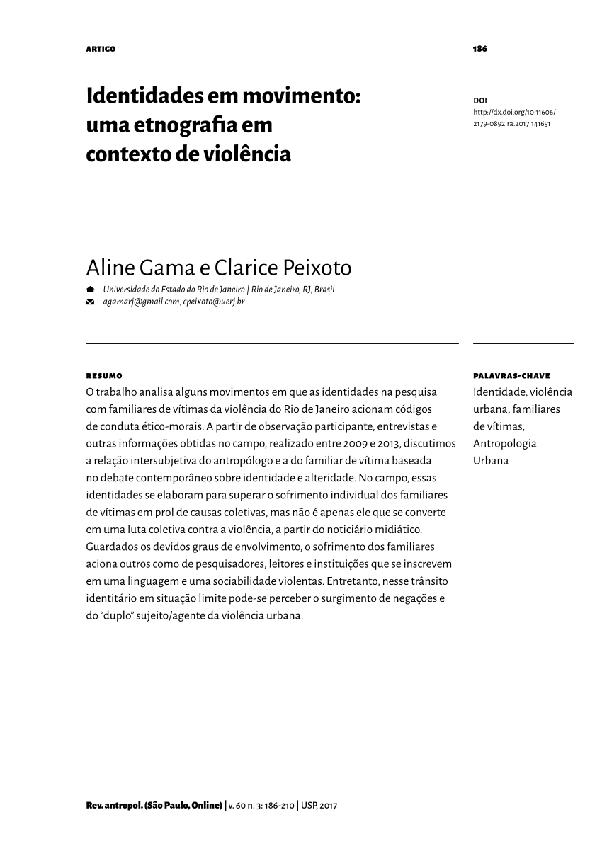 A família, a rua e os afetos: etnografia da construção de vínculos