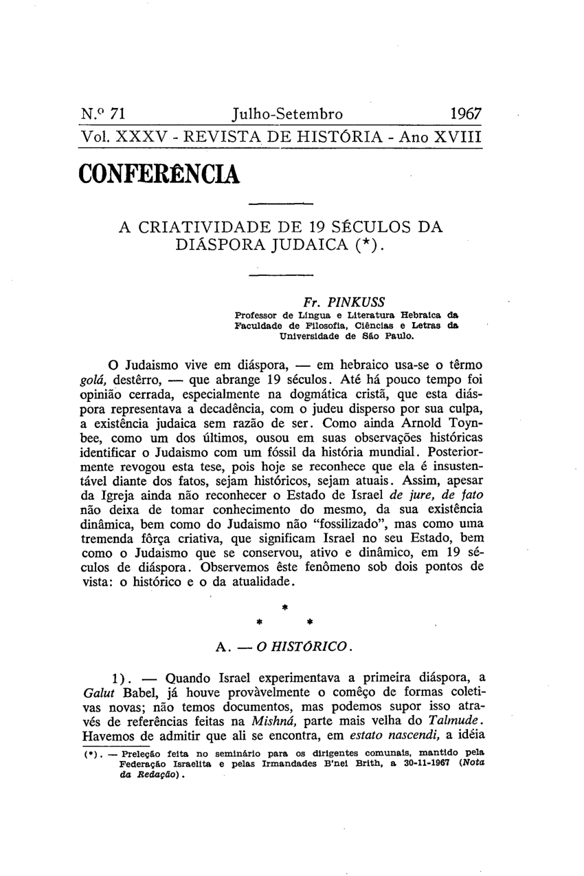 PDF) As diásporas dos judeus e cristãos-novos de origem ibérica