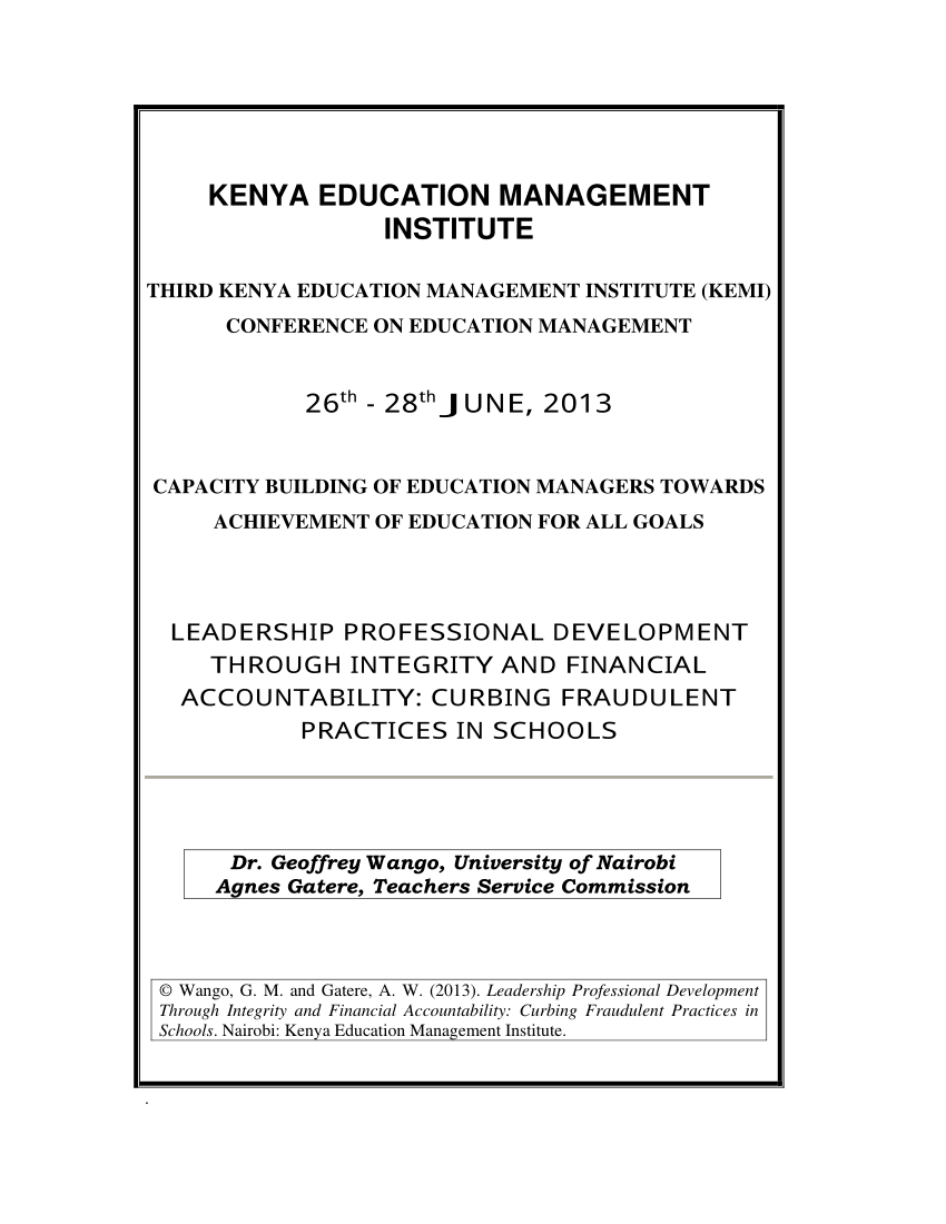 education management pdf