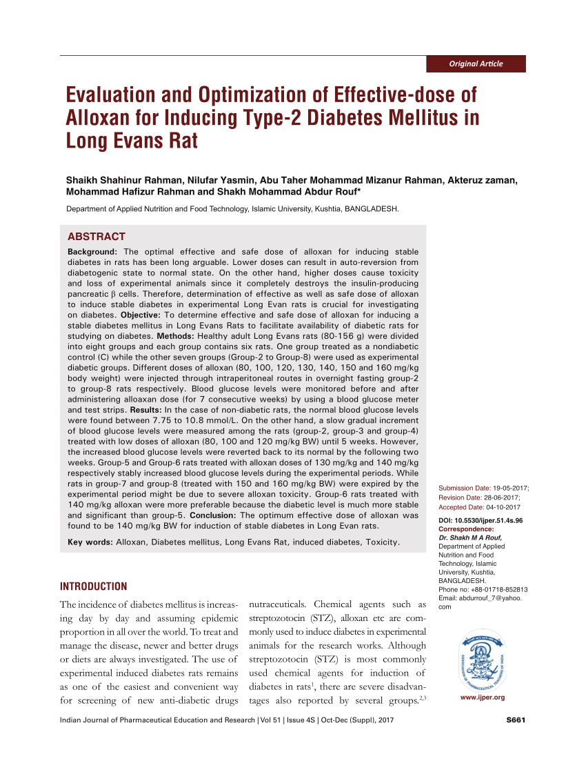 diabetes research paper pdf
