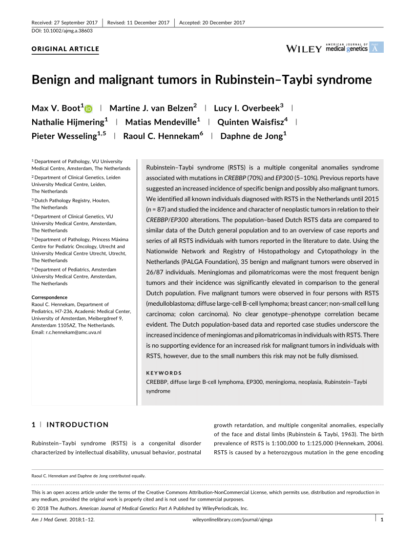 Fetal phenotype of Rubinstein‐Taybi syndrome caused by CREBBP mutations -  Van‐Gils - 2019 - Clinical Genetics - Wiley Online Library